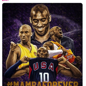 FIBA发科比海报祝贺美国夺冠,传奇精神与篮球荣耀的交汇 FIBA发科比海报祝贺美国夺冠,传奇精神与篮球荣耀的交汇